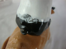 Load image into Gallery viewer, Lynn Bailey Pottery Tan Bull with Black White Pig on Back 6 Inch
