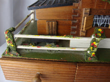 Load image into Gallery viewer, Vintage Himark Japan Wood Swiss Chalet Jewelry Music Box Rain Keeps Falling On My Head Music
