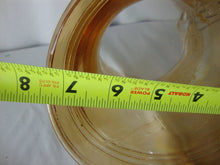 Load image into Gallery viewer, Vintage Marigold Carnival Glass Liberty Bell Bicentennial Cookie Canister Jar with Lid
