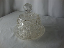 Load image into Gallery viewer, Vintage Crystal Cheese Dish Dome with Lid
