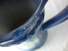 Load image into Gallery viewer, Vintage Blue White Ceramic Country Wash Basin and Pitcher Set
