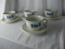 Load image into Gallery viewer, Vintage Pfaltzgraff Yorktowne Stoneware Coffee Tea Mug and Saucer Set of 4
