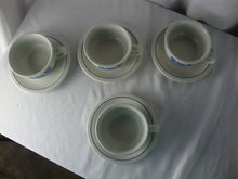 Load image into Gallery viewer, Vintage Pfaltzgraff Yorktowne Stoneware Coffee Tea Mug and Saucer Set of 4
