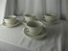 Load image into Gallery viewer, Vintage Pfaltzgraff Yorktowne Stoneware Coffee Tea Mug and Saucer Set of 4
