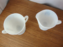 Load image into Gallery viewer, Vintage Macbeth Evans Monax Opalescent Pressed Glass Sugar and Creamer Set
