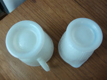 Load image into Gallery viewer, Vintage Macbeth Evans Monax Opalescent Pressed Glass Sugar and Creamer Set
