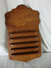 Load image into Gallery viewer, Vintage Wood Country Grist Mill Scene 35 Slot Thimble Display Wall Mount
