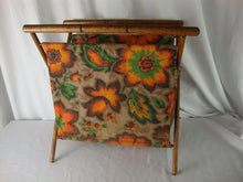 Load image into Gallery viewer, Vintage Wood Retro Fabric Foldable Sewing Craft Stand
