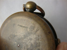 Load image into Gallery viewer, Vintage WWI Era England Brass Military Compass
