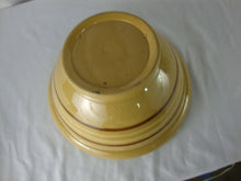 Load image into Gallery viewer, Vintage Yellow Ware Stoneware Striped 10 1/4" Mixing Bowl
