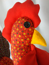 Load image into Gallery viewer, Vintage Handmade Quilted Chicken Turkey Soft Body Figure

