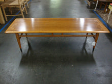Load image into Gallery viewer, MCM Retro Lane Acclaim Walnut Veneer Dovetail Pencil Leg Coffee Table
