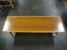 Load image into Gallery viewer, MCM Retro Lane Acclaim Walnut Veneer Dovetail Pencil Leg Coffee Table
