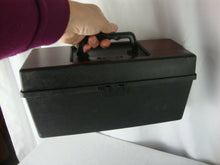 Load image into Gallery viewer, Vintage Service Wood Look 8 Track Tapes Case with Lot of 12 Tapes
