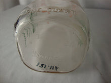 Load image into Gallery viewer, Vintage Harms Dairy Savannah GA Quart Clear Glass Milk Bottle
