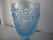 Load image into Gallery viewer, Vintage Gorham Emilys Attic Crystal Ice Blue Footed Goblets Set of 2
