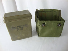 Load image into Gallery viewer, Vintage US Military Green Nylon Belt First Aid Kit with Contents As Shown
