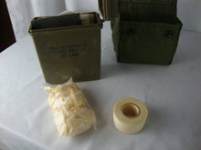 Load image into Gallery viewer, Vintage US Military Green Nylon Belt First Aid Kit with Contents As Shown
