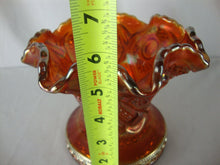 Load image into Gallery viewer, Vintage Hobstar Marigold Carnival Glass Punch Bowl BASE Only
