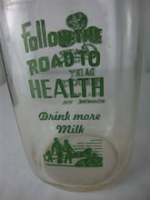 Load image into Gallery viewer, Vintage Clover Brand Dairy Roanoke VA Clear Glass Quart Milk Bottle
