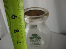 Load image into Gallery viewer, Vintage Clover Brand Dairy Roanoke VA Clear Glass Quart Milk Bottle
