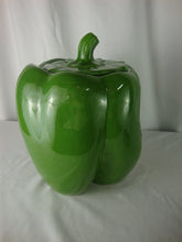Load image into Gallery viewer, Vintage Ceramic Large Green Bell Pepper Cookie Jar
