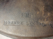 Load image into Gallery viewer, Vintage BSR Cast Iron 10 1/4" Square Skillet Frying Pan UNRESTORED
