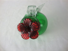 Load image into Gallery viewer, Vintage Hand Blown Glass Hummingbird Feeder Bottle
