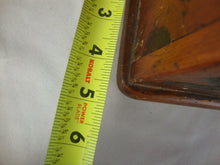 Load image into Gallery viewer, Vintage Rustic Wood Flip Lid Salt Salz Box Cellar Wall Mount
