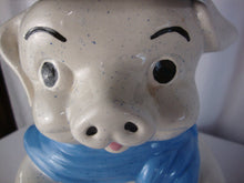 Load image into Gallery viewer, Vintage Piggy Cowboy Ceramic Cookie Jar
