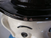 Load image into Gallery viewer, Vintage Piggy Cowboy Ceramic Cookie Jar
