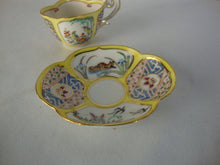 Load image into Gallery viewer, Vintage Kosen Kutani Handpainted Yellow Bird Mini Teacup and Saucer
