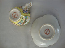 Load image into Gallery viewer, Vintage Kosen Kutani Handpainted Yellow Bird Mini Teacup and Saucer
