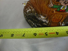 Load image into Gallery viewer, 1970's Keebler Ernie Elf Ceramic Tree Cookie Jar with Lid
