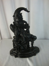 Load image into Gallery viewer, Antique Mr Punch &amp; Toby Black Cast Iron Victorian Door Stop
