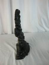 Load image into Gallery viewer, Antique Mr Punch &amp; Toby Black Cast Iron Victorian Door Stop
