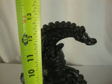 Load image into Gallery viewer, Antique Mr Punch &amp; Toby Black Cast Iron Victorian Door Stop
