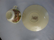 Load image into Gallery viewer, Vintage Royal Staffordshire England Rural Scenes Teacup Saucer Set
