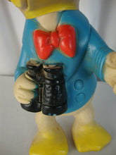 Load image into Gallery viewer, 1950s Dell Donald Duck Ship Captain Rubber Toy
