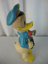 Load image into Gallery viewer, 1950s Dell Donald Duck Ship Captain Rubber Toy
