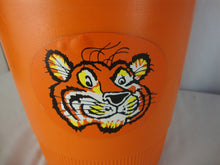 Load image into Gallery viewer, Vintage Gott Esso Exxon Tiger 1/2 Gallon Orange White Water Cooler
