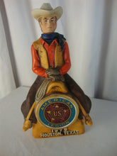 Load image into Gallery viewer, 1979 Jim Beam American Legion 61st National Convention TX Cowboy Figural Decanter EMPTY
