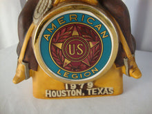 Load image into Gallery viewer, 1979 Jim Beam American Legion 61st National Convention TX Cowboy Figural Decanter EMPTY
