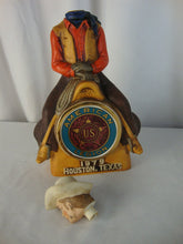 Load image into Gallery viewer, 1979 Jim Beam American Legion 61st National Convention TX Cowboy Figural Decanter EMPTY
