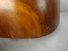 Load image into Gallery viewer, Vintage Carved Wood Oval Serving Bowl and 4 Individual Bowls Set
