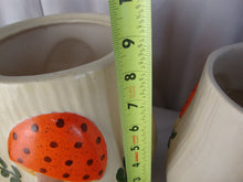 Load image into Gallery viewer, Vintage Arnels Mushroom 5 Piece Kitchen Canister Set with Lids
