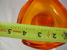 Load image into Gallery viewer, MCM Viking Glass Trifol Orange Glass 3 Slot Ashtray
