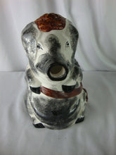 Load image into Gallery viewer, Vintage Italy Majolica Country Black Cream Pig Pitcher
