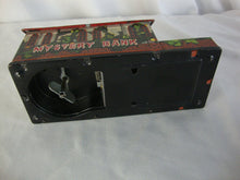 Load image into Gallery viewer, 1950s Japan Wind Up Metal Mystery Bank Frankenstein Scary Hand Coin Bank
