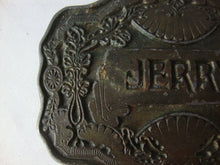 Load image into Gallery viewer, Vintage Indian Motif Engraved JERRY Metal Belt Buckle
